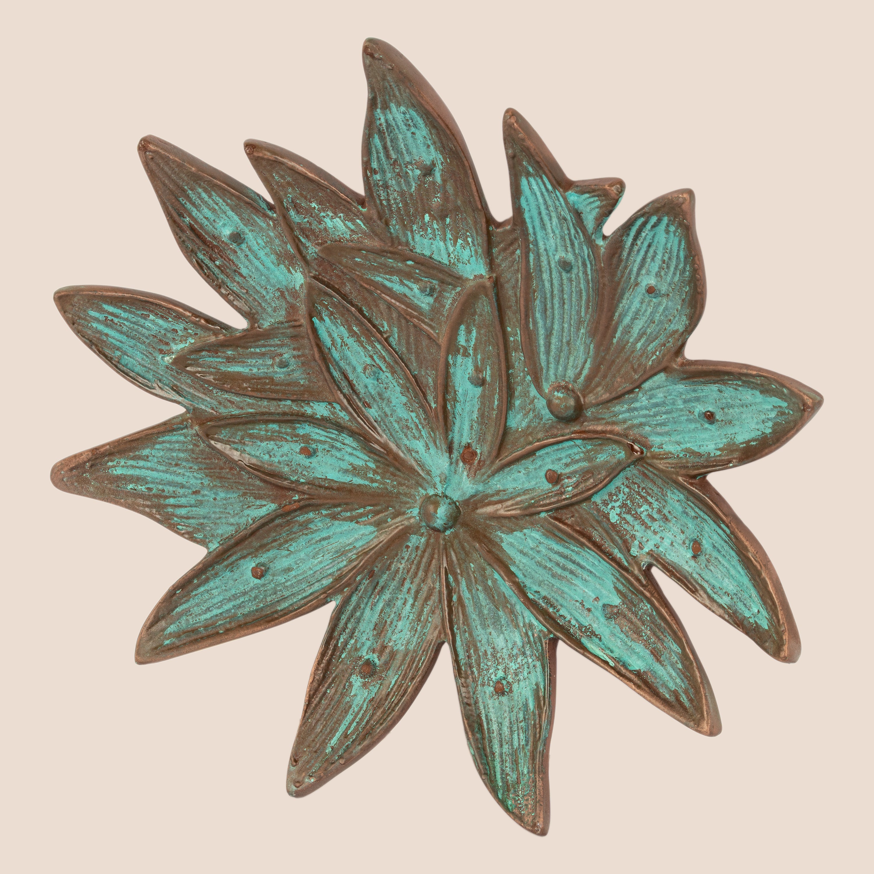 Emerald Lotus Platter - Décor Tray