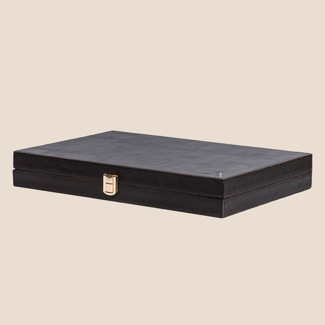 Regal Case Jewellery Organiser- Real Leather