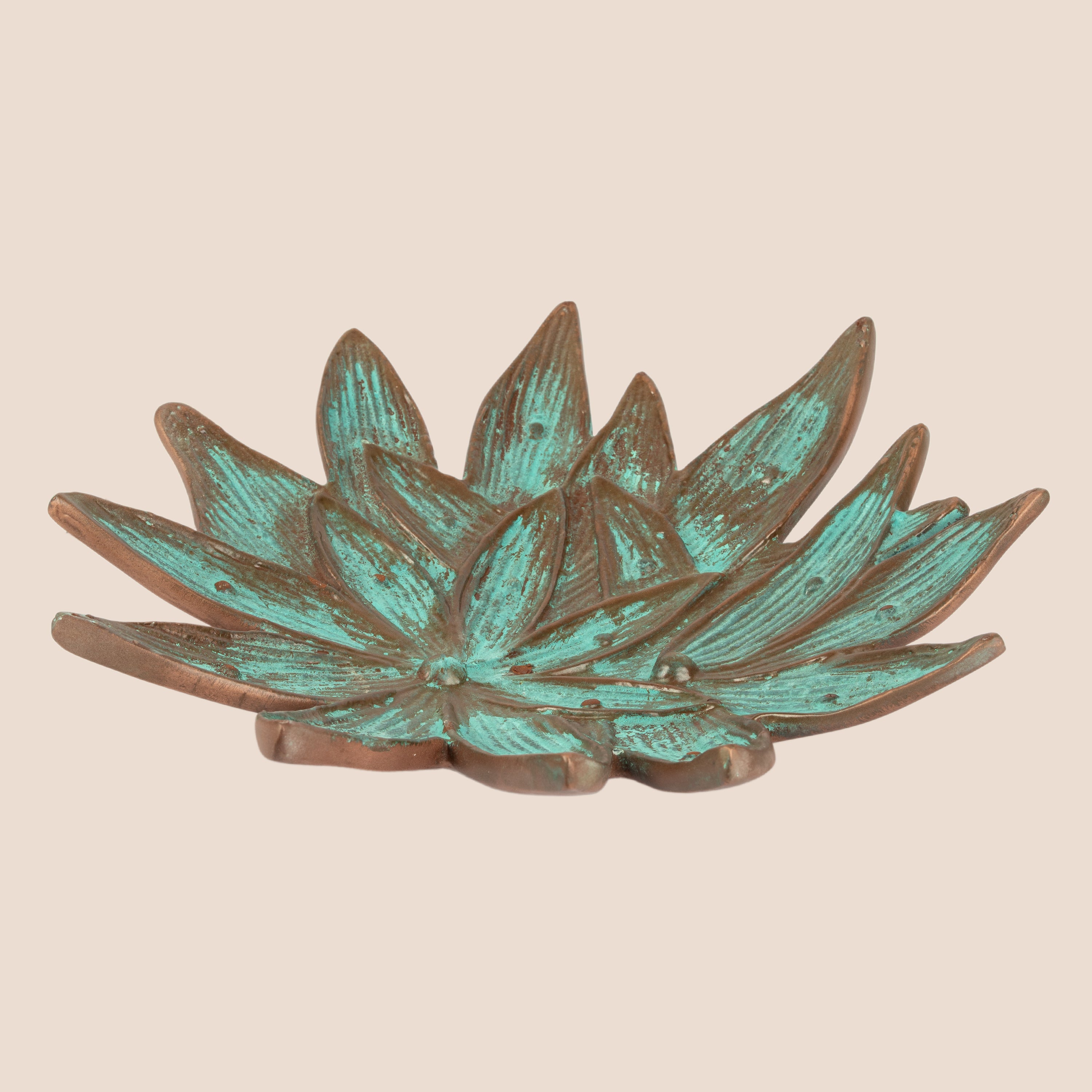 Emerald Lotus Platter - Décor Tray