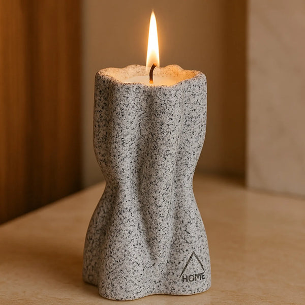 Silhouette in Motion-Scented Candles - stone finish - ACad Home