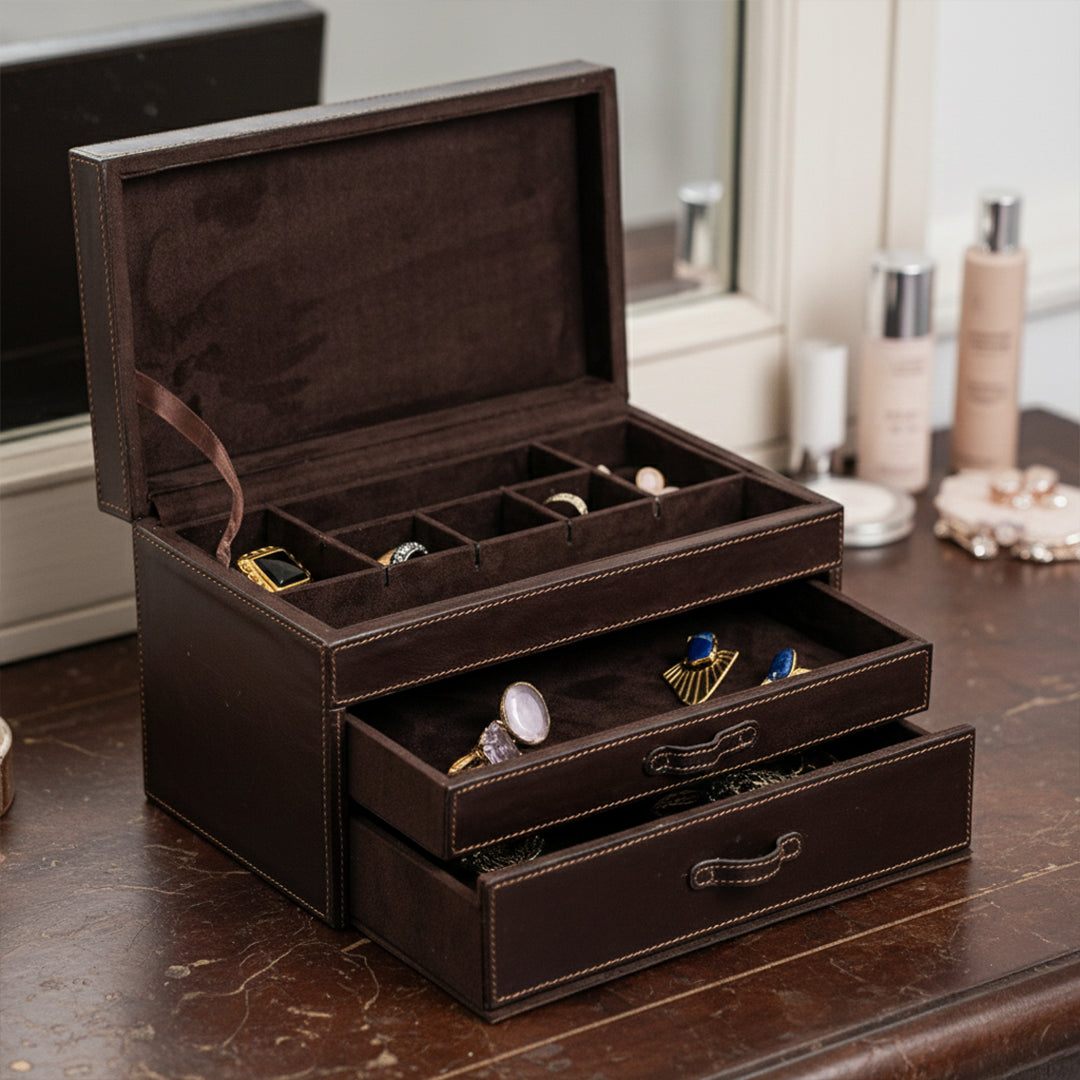 Royal Relic 3 layer Leather Organiser- Real Leather