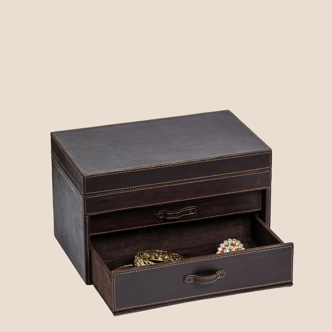 Royal Relic 3 layer Leather Organizer- Real Leather