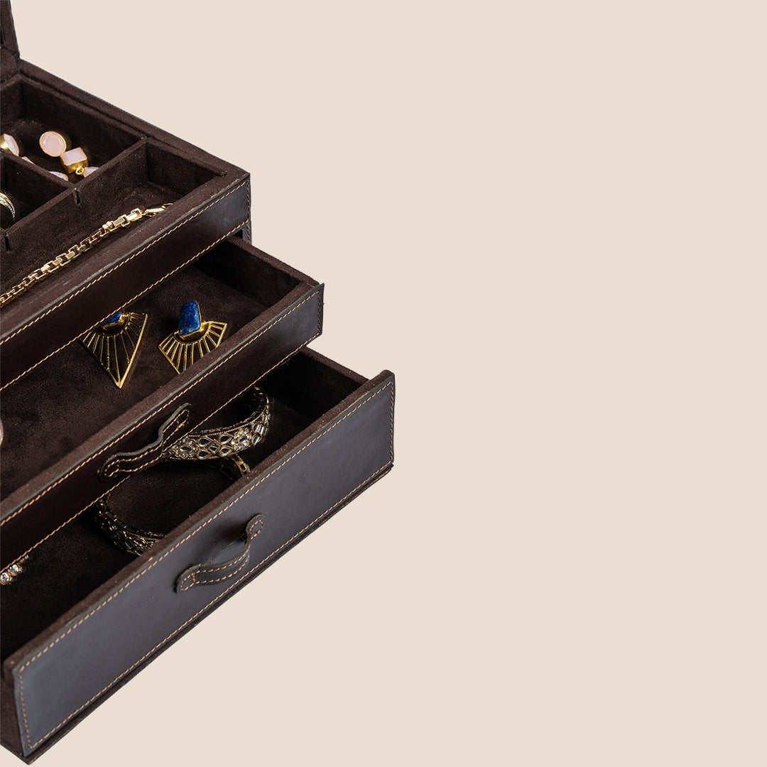 Royal Relic 3 layer Leather Organizer- Real Leather