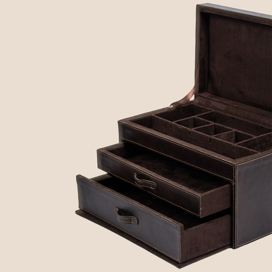 Royal Relic 3 layer Leather Organizer- Real Leather