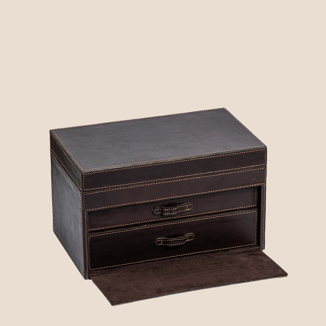 Royal Relic 3 layer Leather Organiser- Real Leather