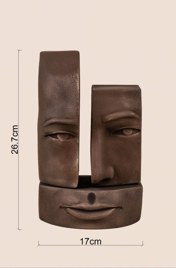 Fragmented Identity - Sculpture Bookend