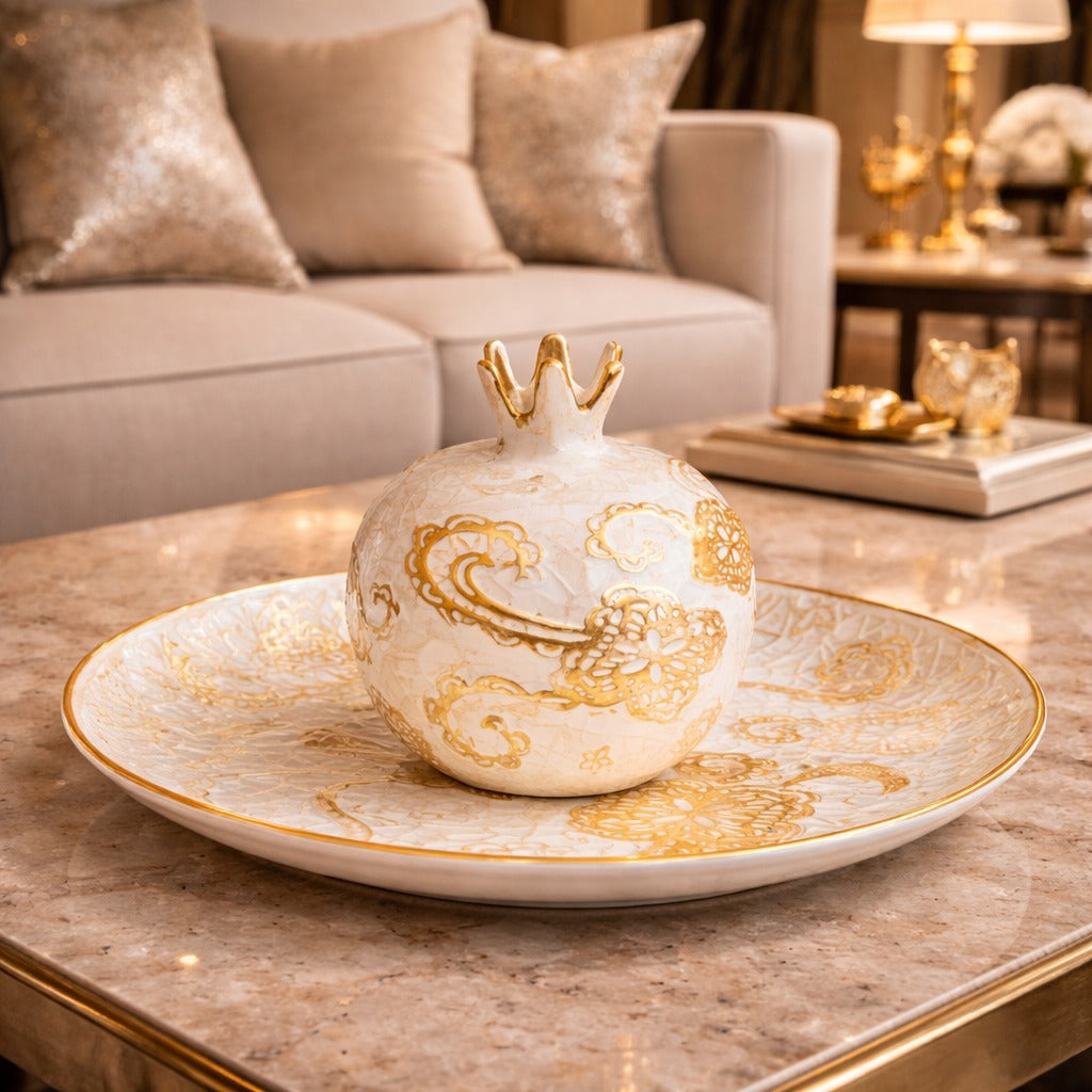 Harvest of Life & Seed Of Creativity - Vase & Tray Set