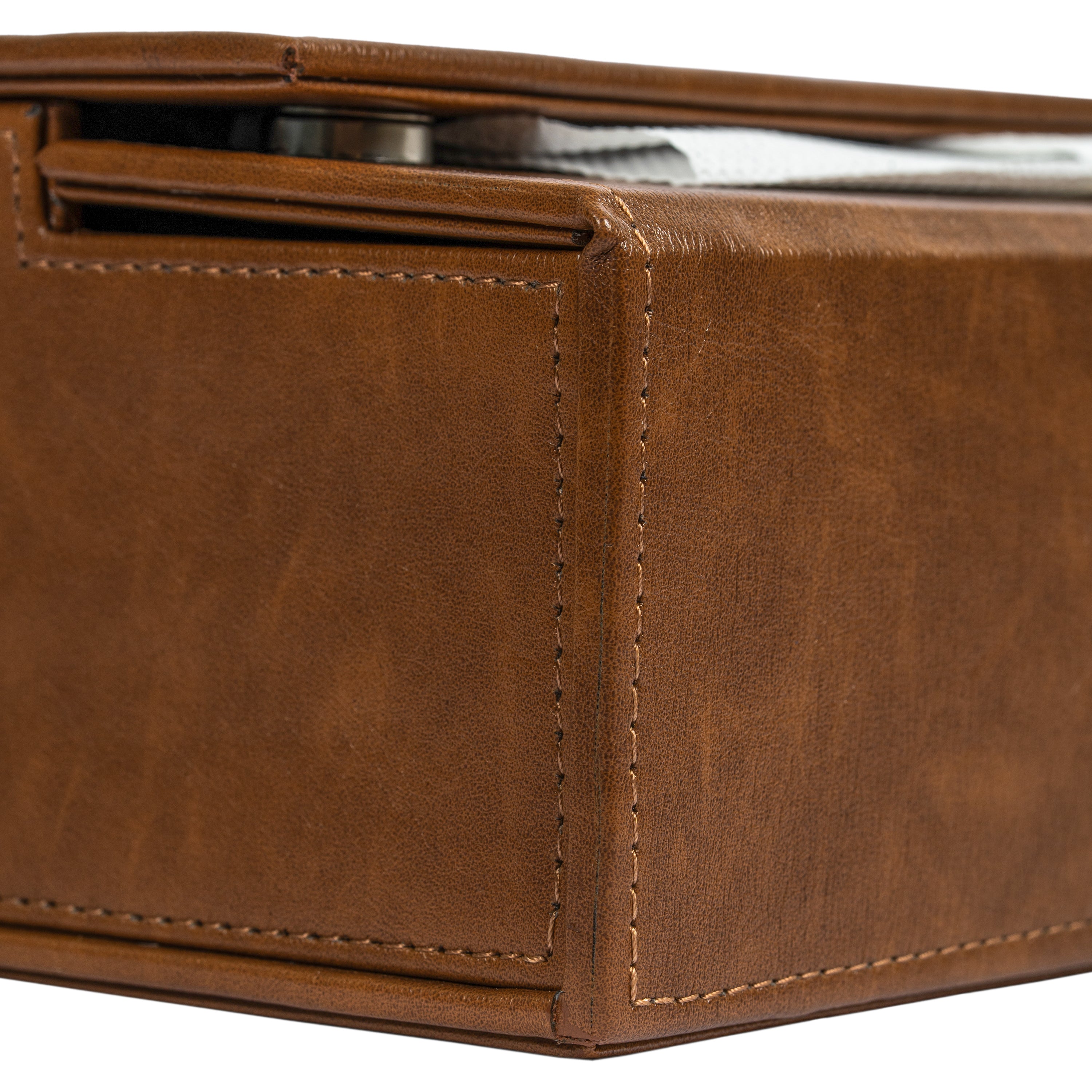 FlapLock Leather Holder