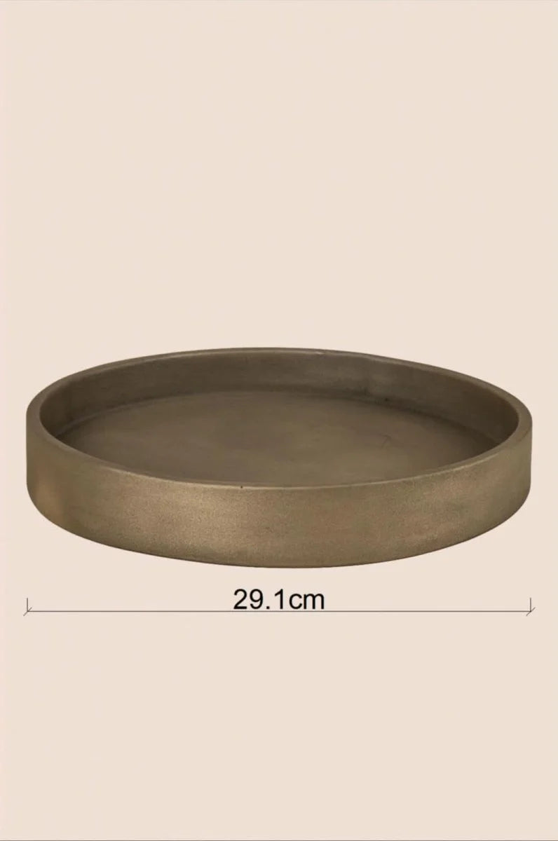 Tactile Vessel & Bare Form & Surprise Rakhi Gift (Set of Vase & Tray) - ACad Home