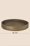 Tactile Vessel & Bare Form & Surprise Rakhi Gift (Set of Vase & Tray) - ACad Home