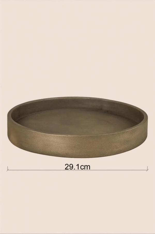 Tactile Vessel & Bare Form & Surprise Rakhi Gift (Set of Vase & Tray) - ACad Home