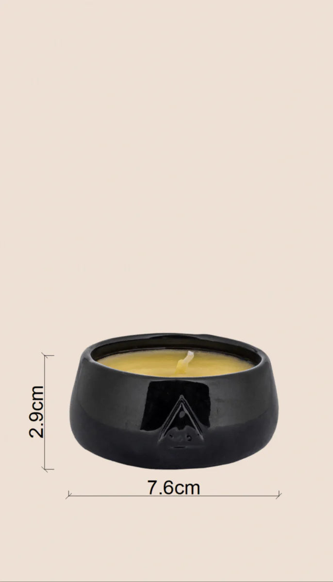 Layers of Illumination, Partial Radiance, Fragmented Glow & Surprise Rakhi Gift (Set of 3 Scented Candles) - ACad Home