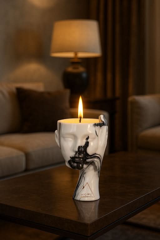 Guiding Flame & Surprise Rakhi Gift (Set of 2 ScentedCandle) - ACad Home