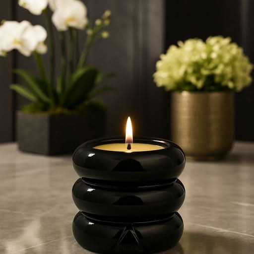 Layers of Illumination & Surprise Rakhi Gift (Set of 2 Scented Candles) - ACad Home