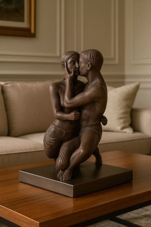 Embrace of Love - Sculpture