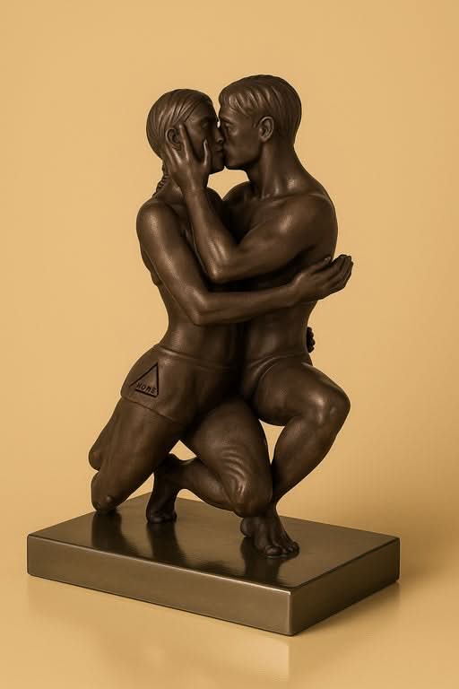 Embrace of Love - Sculpture