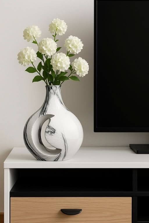 Womb of Silence & Circle of Light & Surprise Rakhi Gift (Set of 1 vase & 1 Scented Candle) - ACad Home